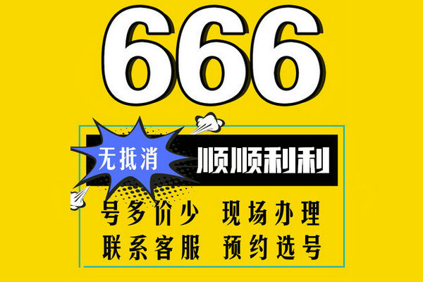 东明187/182/183手机尾号666靓号回收